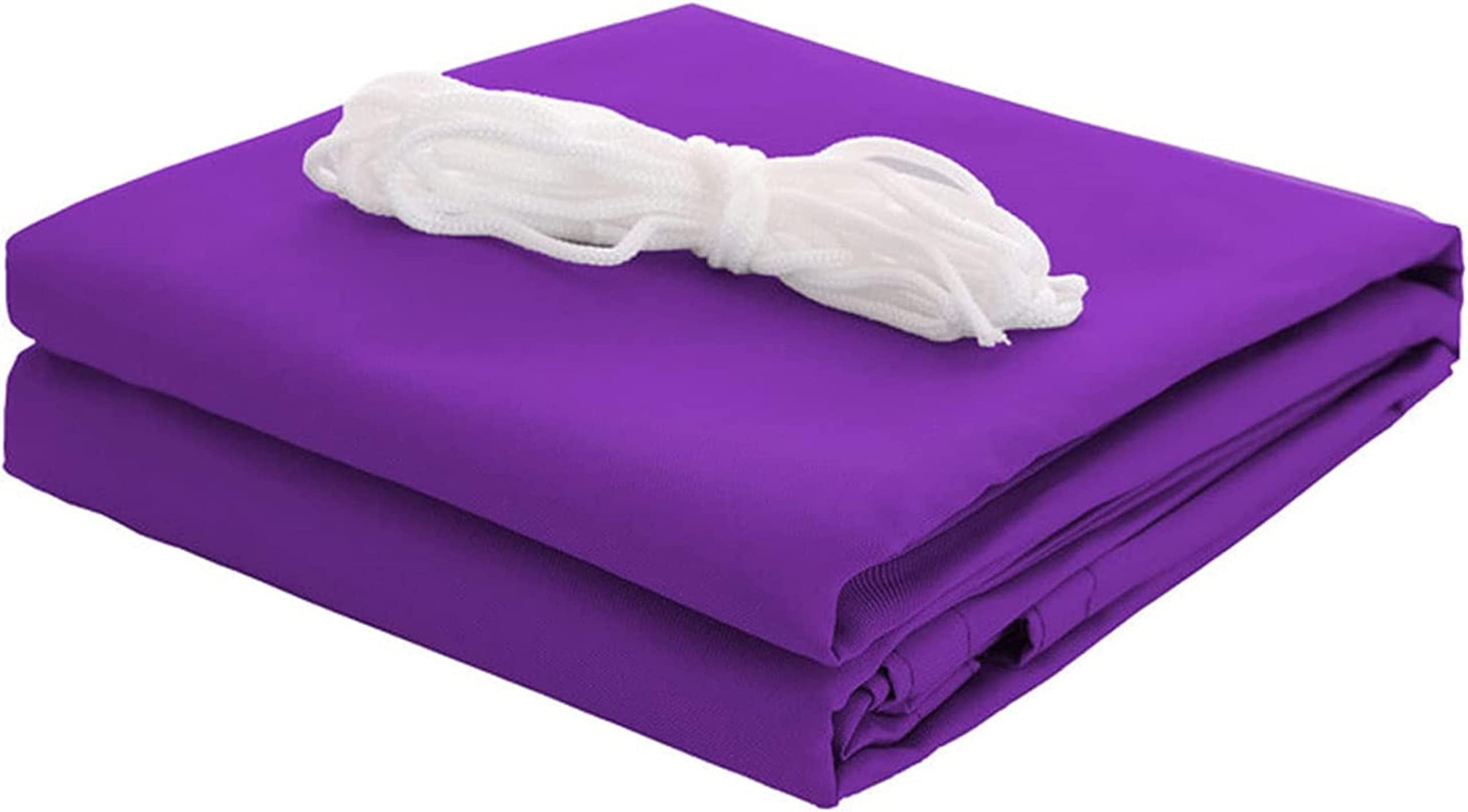 Voile d'ombrage rectangulaire 4x4m violette résistante au vent pour jardin