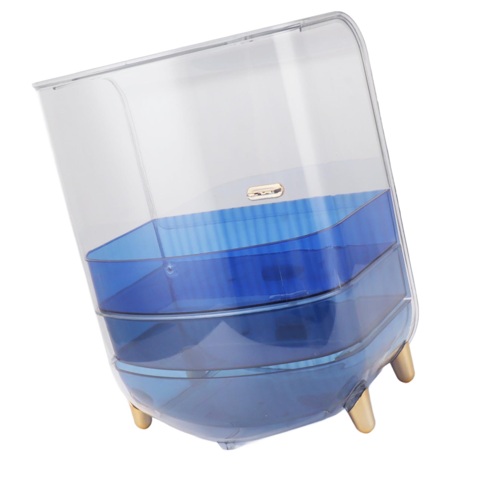 Zerodis Organizzatore per Trucchi, Scatola per Cosmetici in PET con (BLUE)