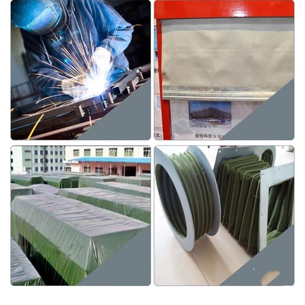 Coperta Protettiva In Fibra Di Vetro Tonyko - 1x1m, Per Saldatura E Antincendio, Resistente Fino A 537°C - Foto 2