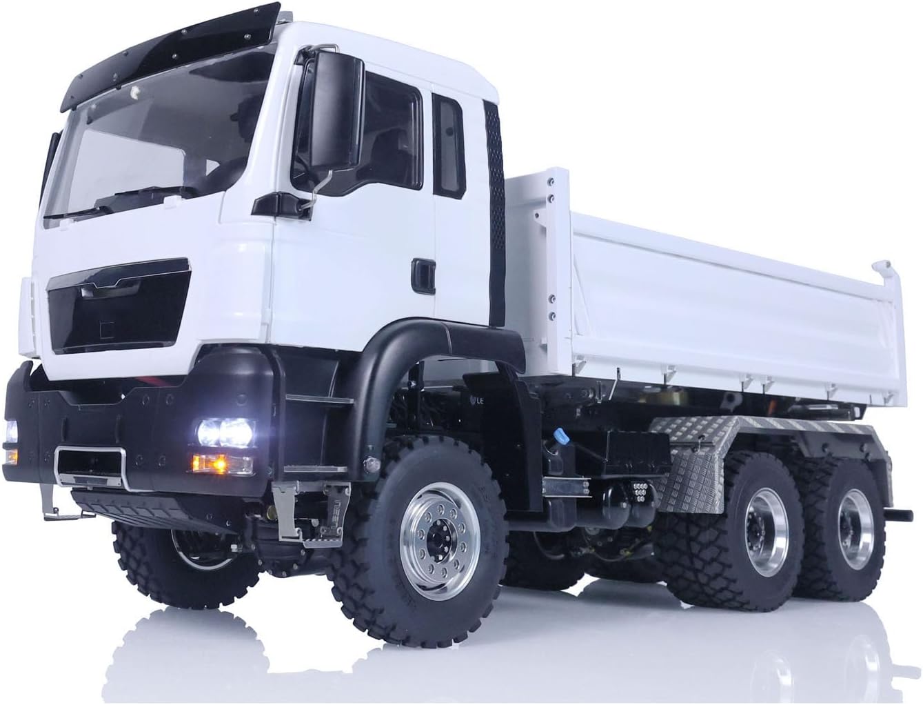 TOUCAN RC HOBBY 1/14 LESU Metal RC Hydraulic Dumper Truck RTR Remote Control Tipper Car Model for Ages 14+