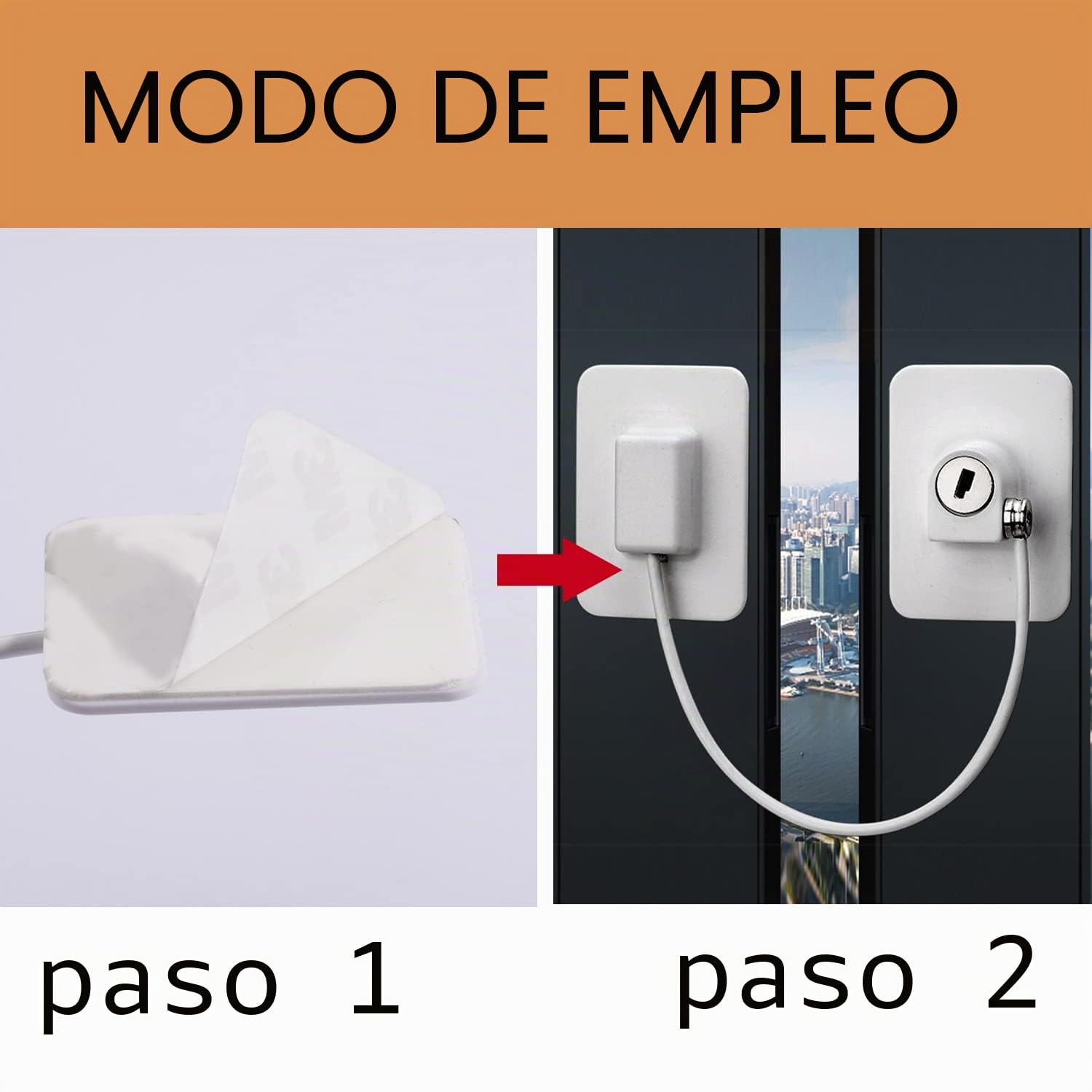 2 Cerradura para Puerta de Frigorífico, Cerradura Nevera con 2 Llaves | Candado Nevera Autoadhesiva, Candado Frigorifico de Bebés Niños para Armario Puertas Ventanas Lavadora, Blanco