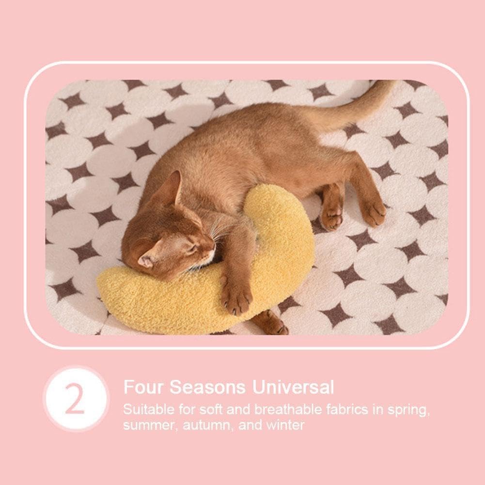 Cuscino A U Per Cani E Gatti - Morbido Supporto Cervicale, Luce Notturna, Lavabile, Comfort Animale Domestico - Foto 11