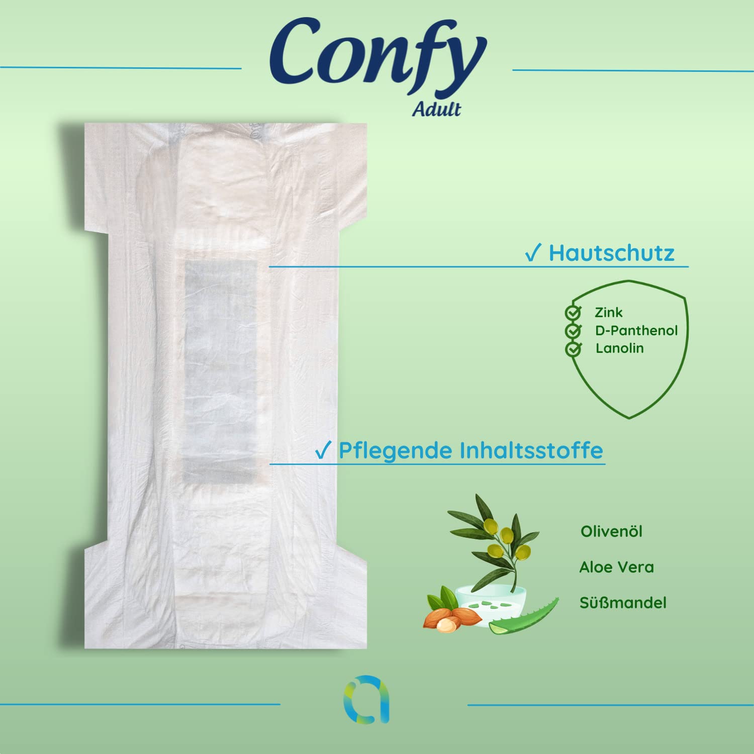 Confy Active Windeln für Erwachsene - Erwachsenen-Windel Inkontinenz Gr.XL 60St