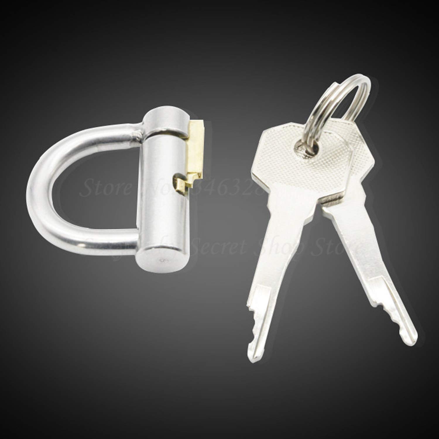 Amazon | チタニウム Dリング PAロック ピアス メンズ 貞操 De-vice
