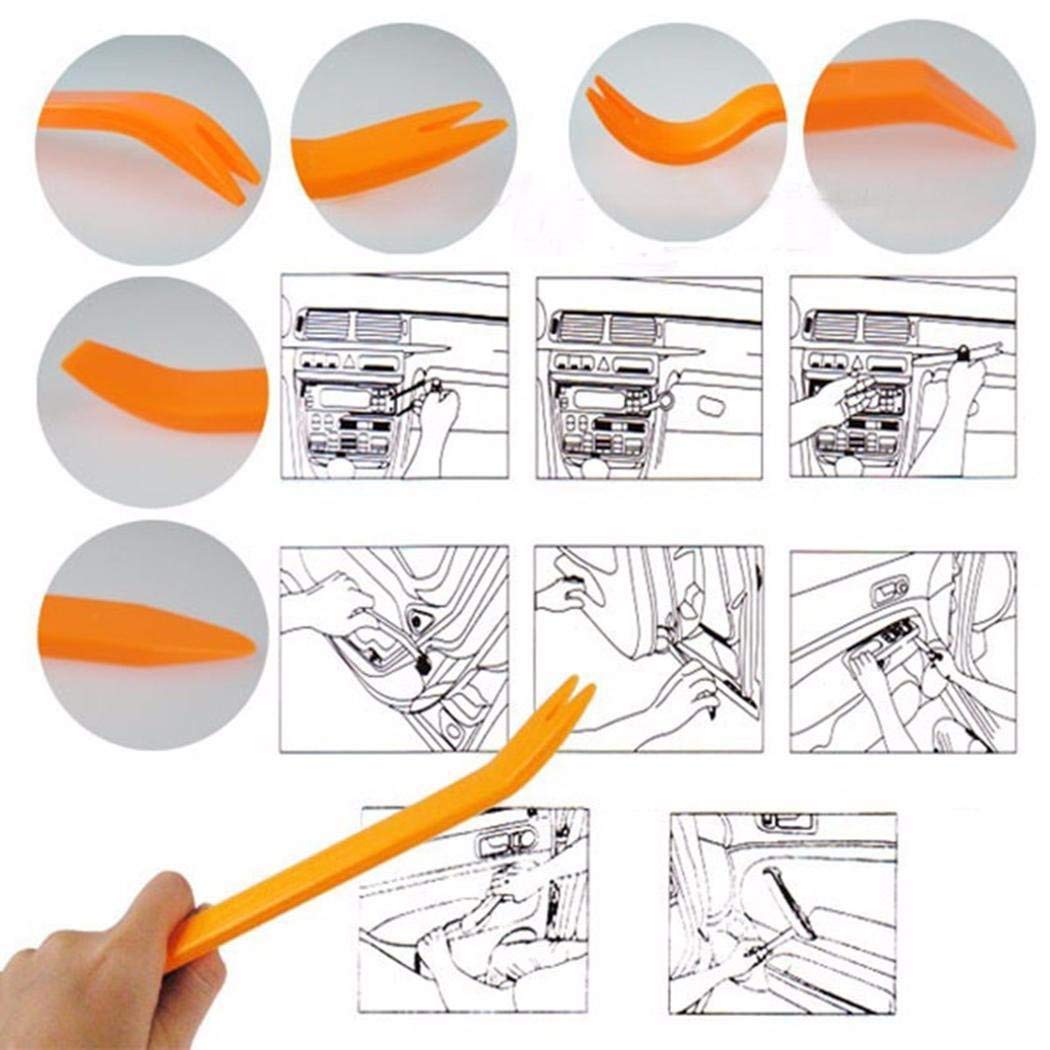 14 X Utensili Per Rimozione Pannello Della Porta Auto E Cruscotto, Kit - Foto 7