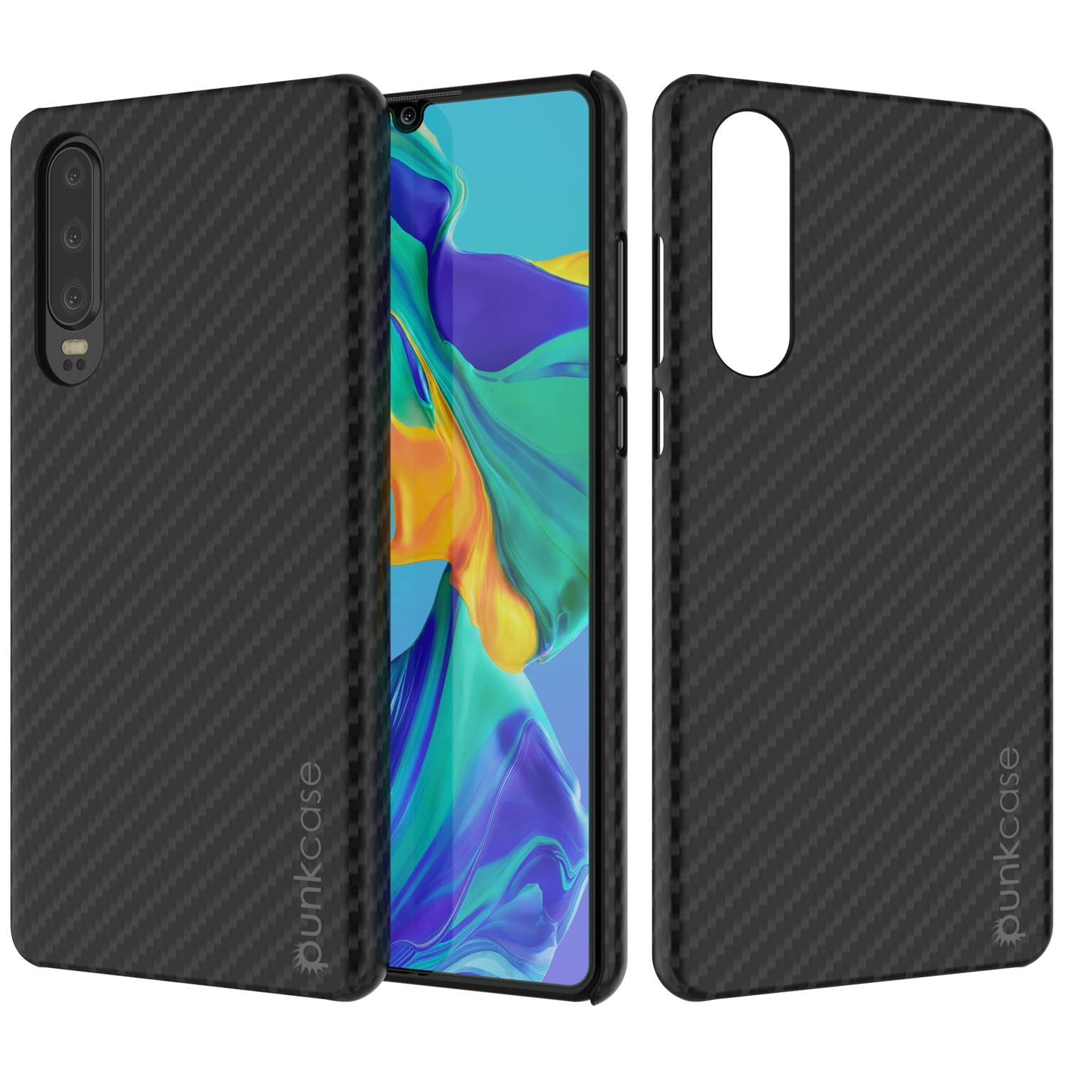 PunkCase Custodia per P30 [serie CarbonShield] protettiva e ultra
