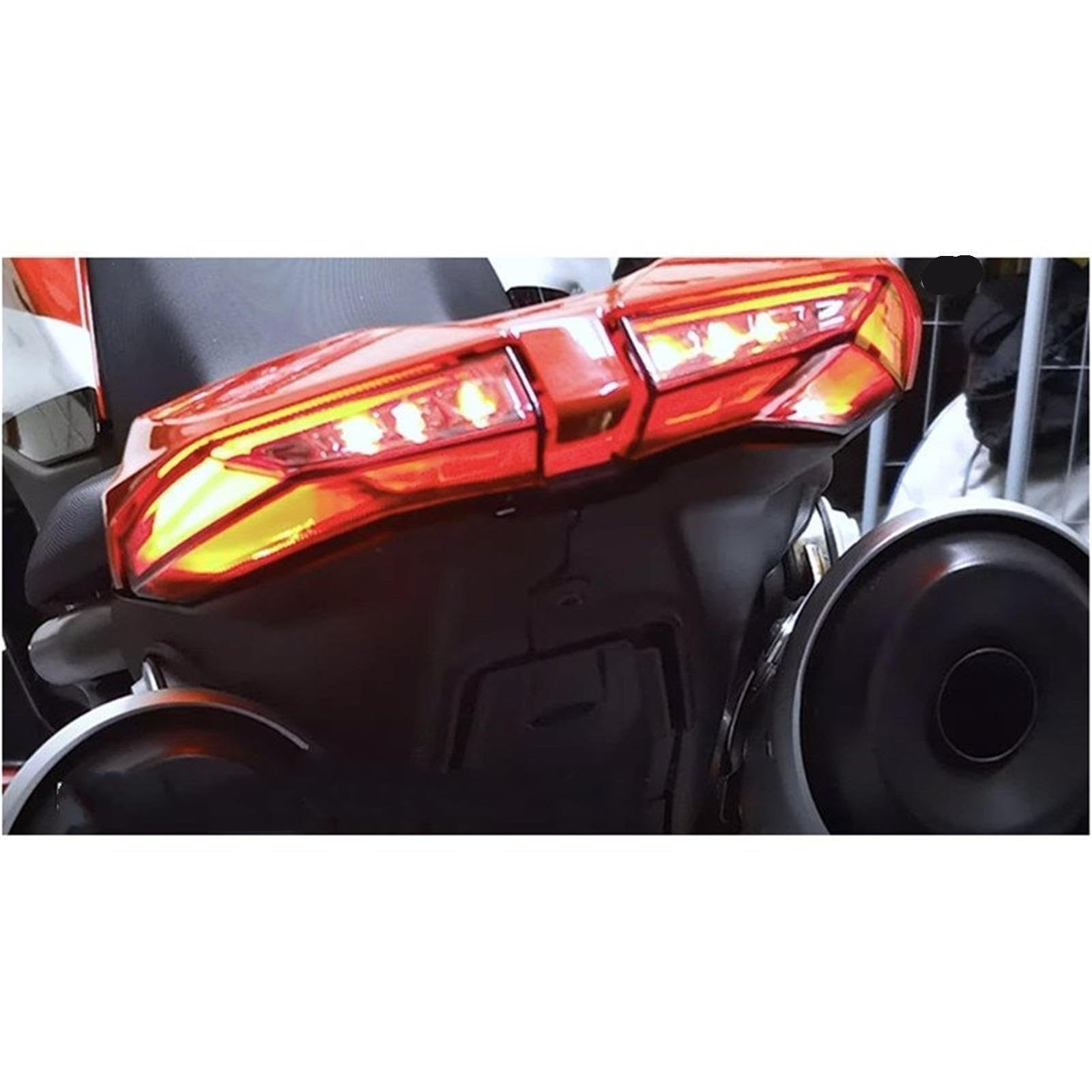 Luz Trasera De Freno Motocicleta Luces Traseras LED Integradas Motocicleta