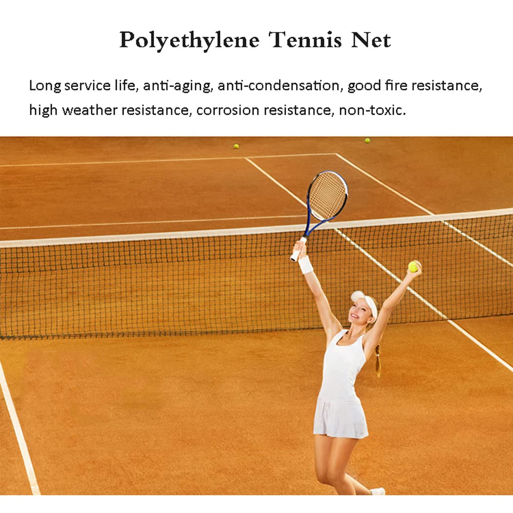 Rete da Tennis Professionale, Rete da Allenamento per Recinzione per campi da Tennis Standard Portatile con Borsa per Partite di Tennis in casa all'aperto, 12 * 3,3 Piedi