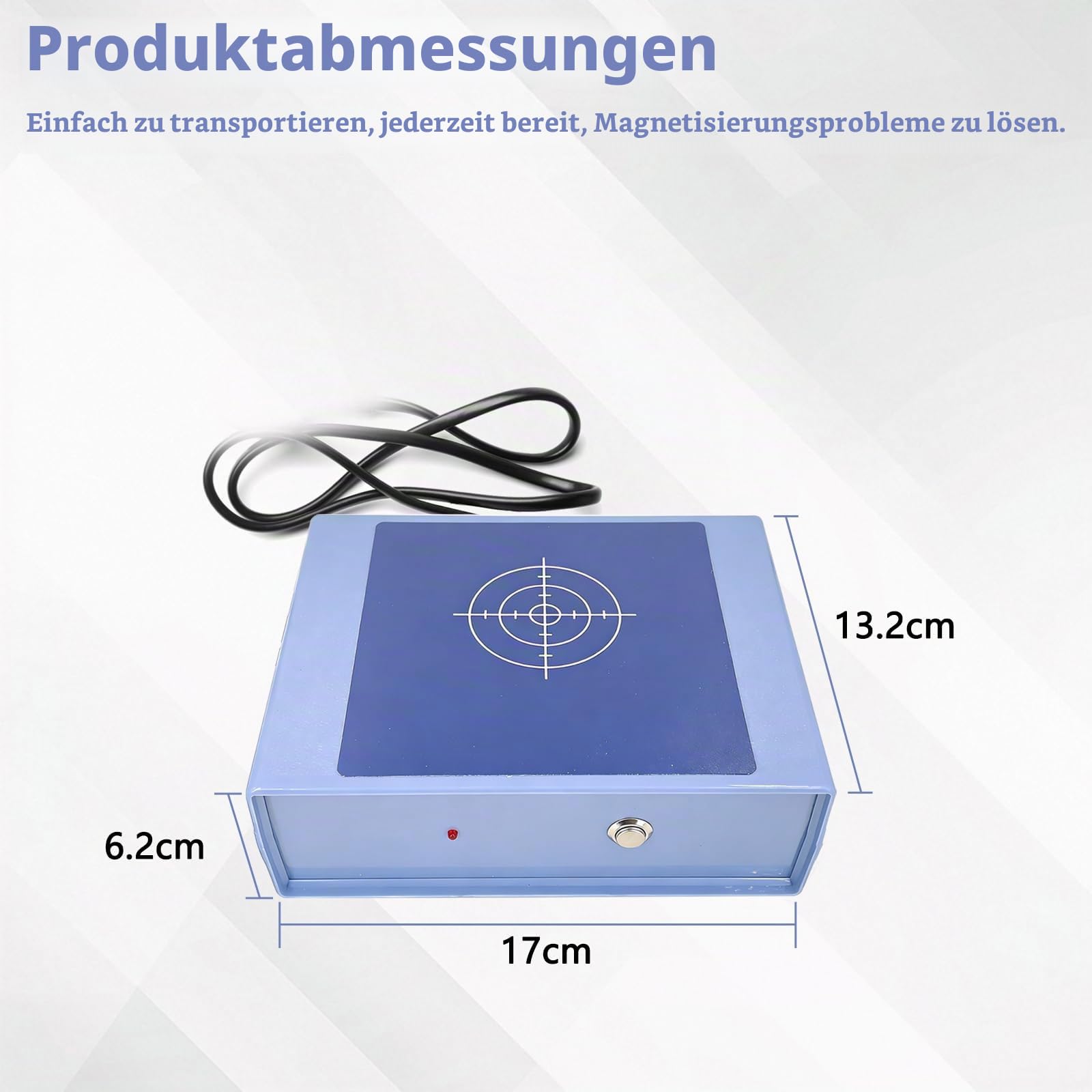 Uhren-Entmagnetisierer, Tragbares Entmagnetisierungsgerät für Uhrreparatur, Professionelles Werkzeug für Uhrmacher, Reparatur und DIY