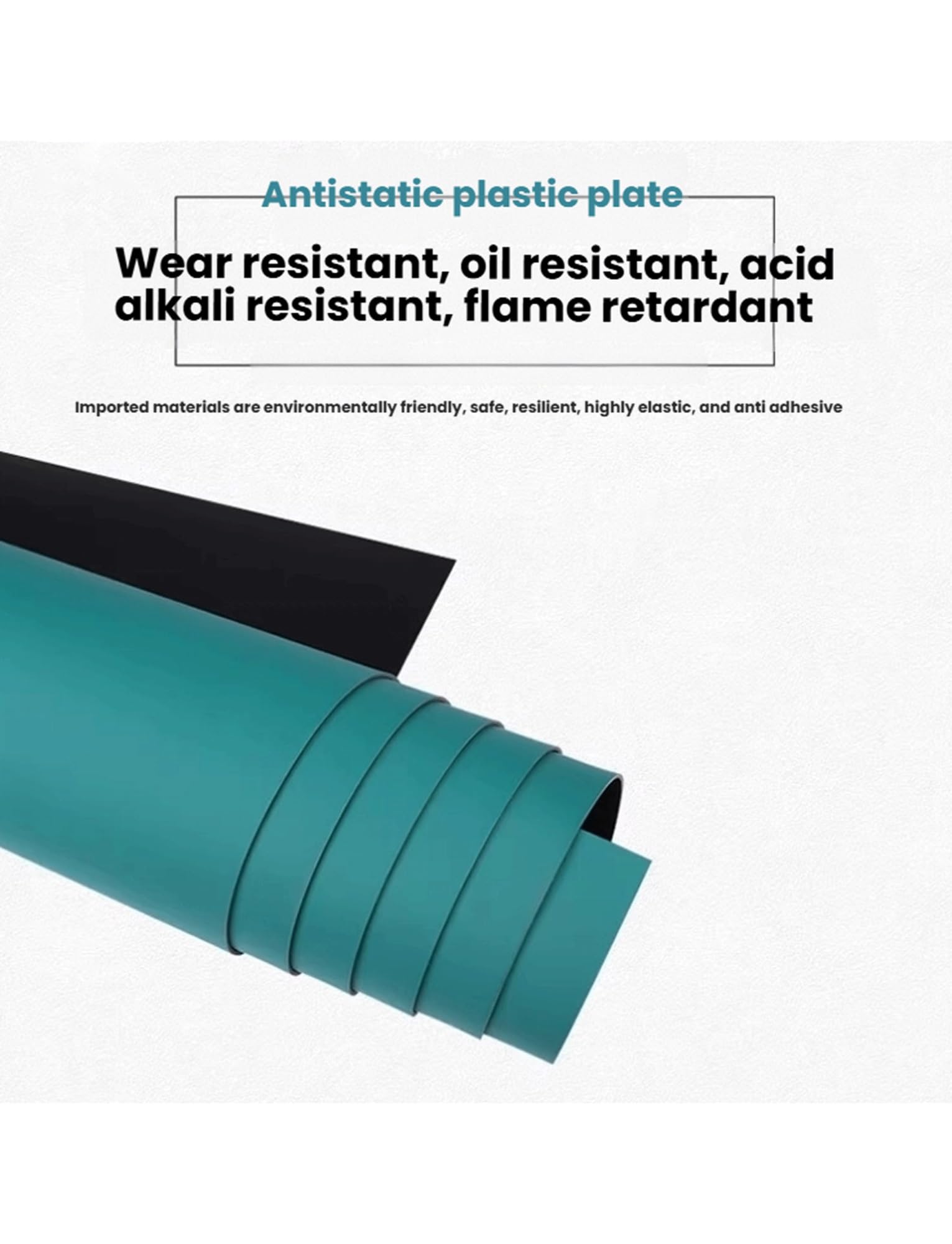 Dicke 0.2cm/Antistatische Tischmatte, Holzbearbeitungsmatte, Reparaturlötmatte, Silikon-Lötmatte, Werkbankmatte, rutschfeste PVC-Matte(80x150x0.2cm)