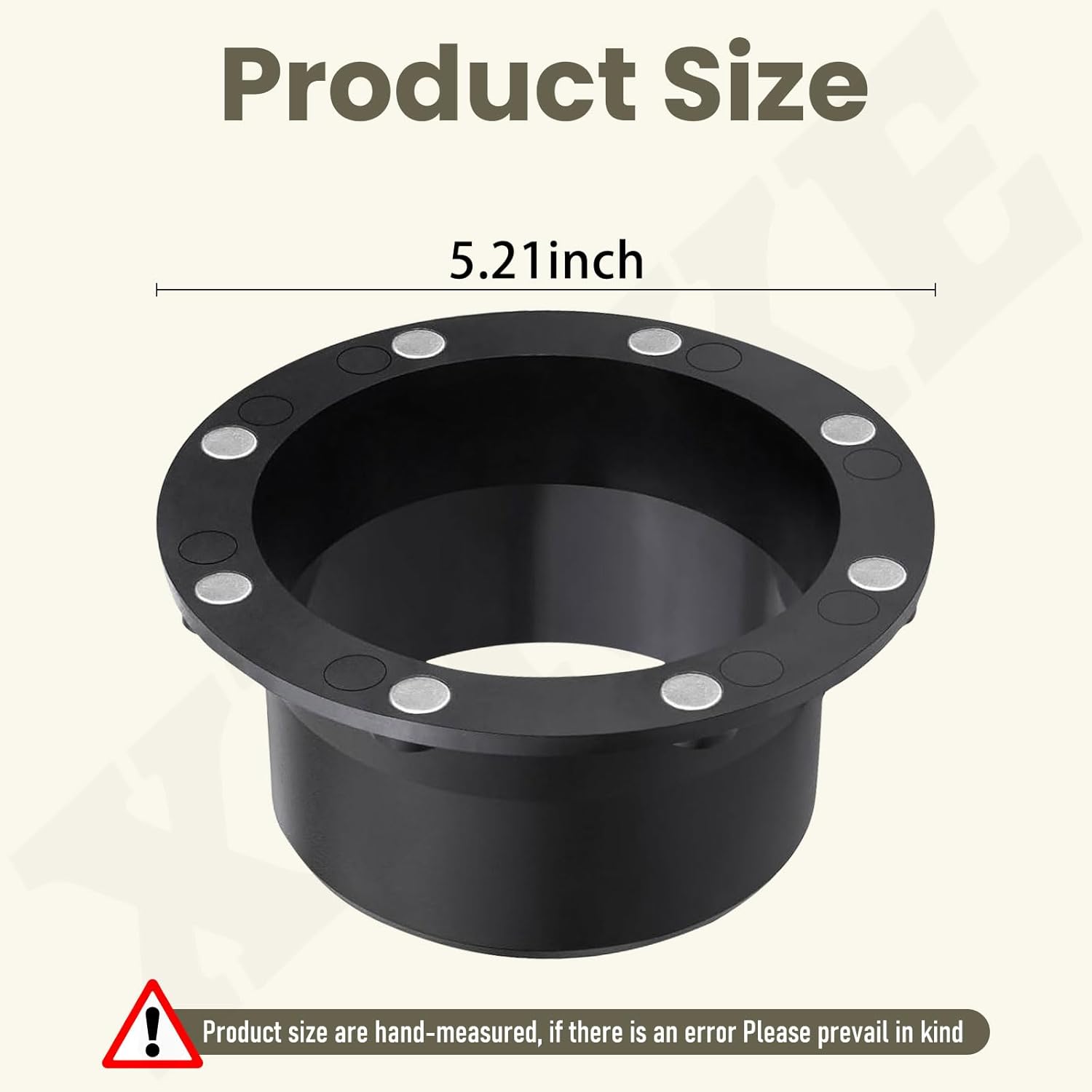 4 Inch Magnetic Dust Collection Connector W/Dust Control Flex Cuff Compatible with Wood-working Shop Vacuum Dust Collector, Quick Connection of Switch 5 hose to Equipment Interface