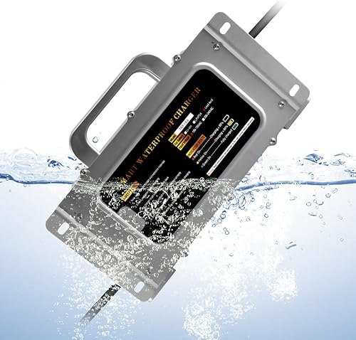 Miniatura 8 de Abakoo Cargador de batería de carrito de golf de 36V 18A con conector estilo Crowsfoot enchufe de pie de cuervos, impermeable IP67