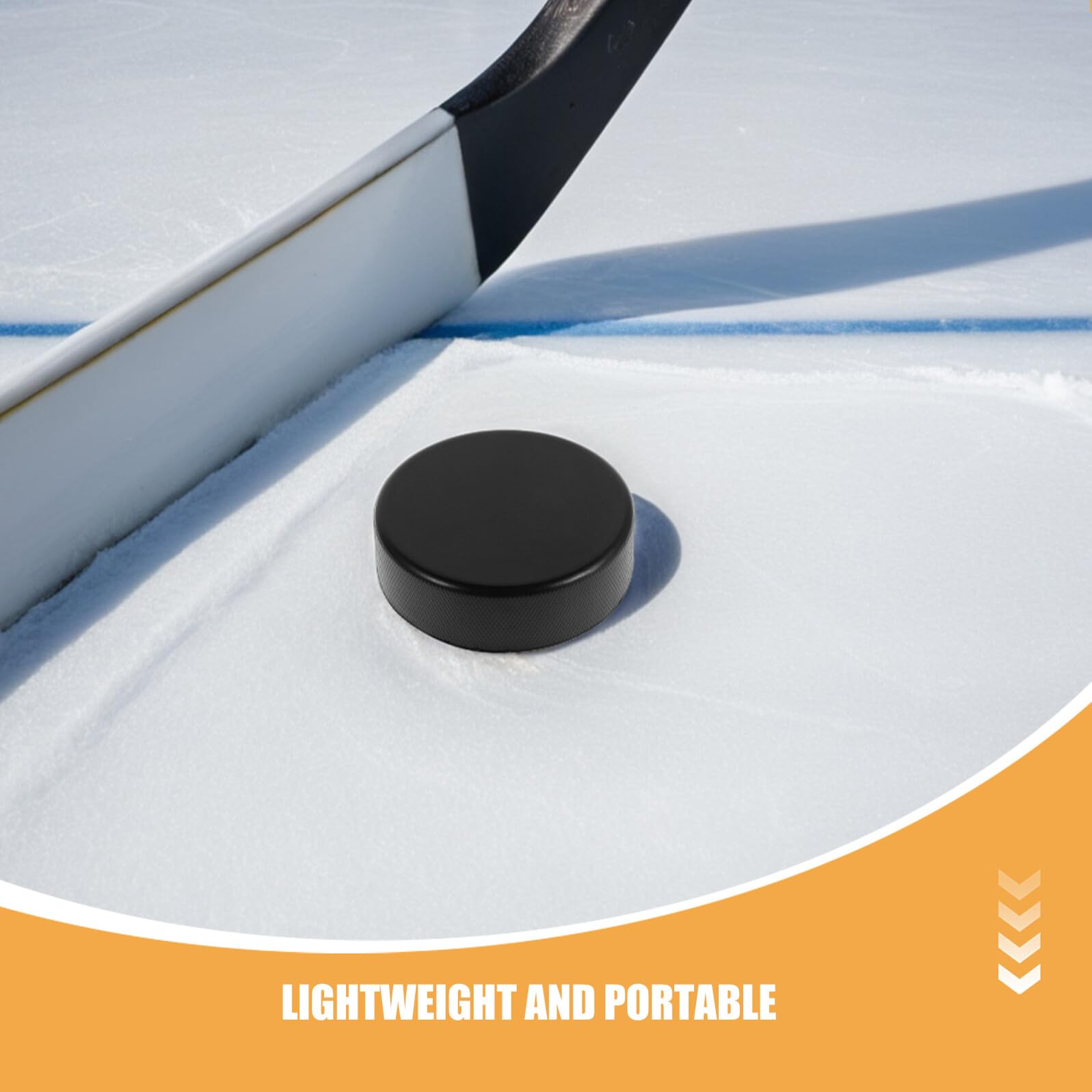 HEMOTON Lot de 16 Rondelles de Hockey Noires en Mousse Sportive Haute Densité Palets Légers pour Entraînement Hockey sur Glace et Accessoires Polyvalents pour Jeux en Intérieur et