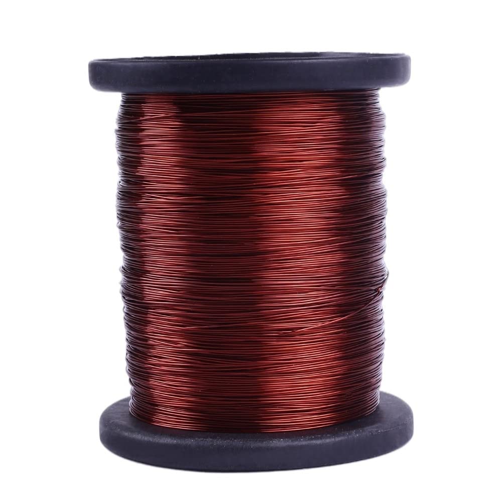 DONGKER Filo Di Alluminio Smaltato,500 G Filo Di Avvolgimento Magnetico in Resistente Alle Alte Temperature Per Filo Fai-da-te, Trasformatore, Elettromagnete