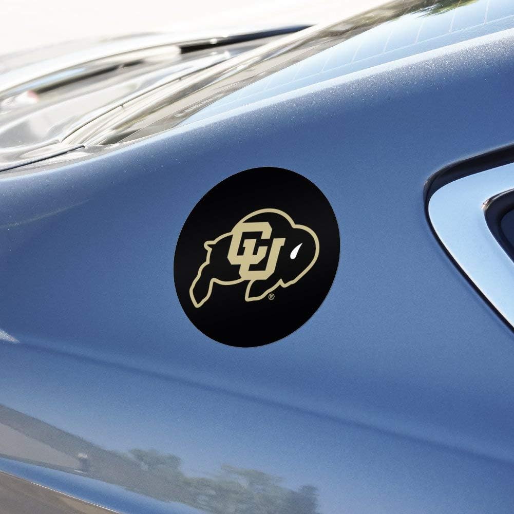 University of Colorado Logo Automotive Car Window Locker Circle Bumper Sticker - Image 5