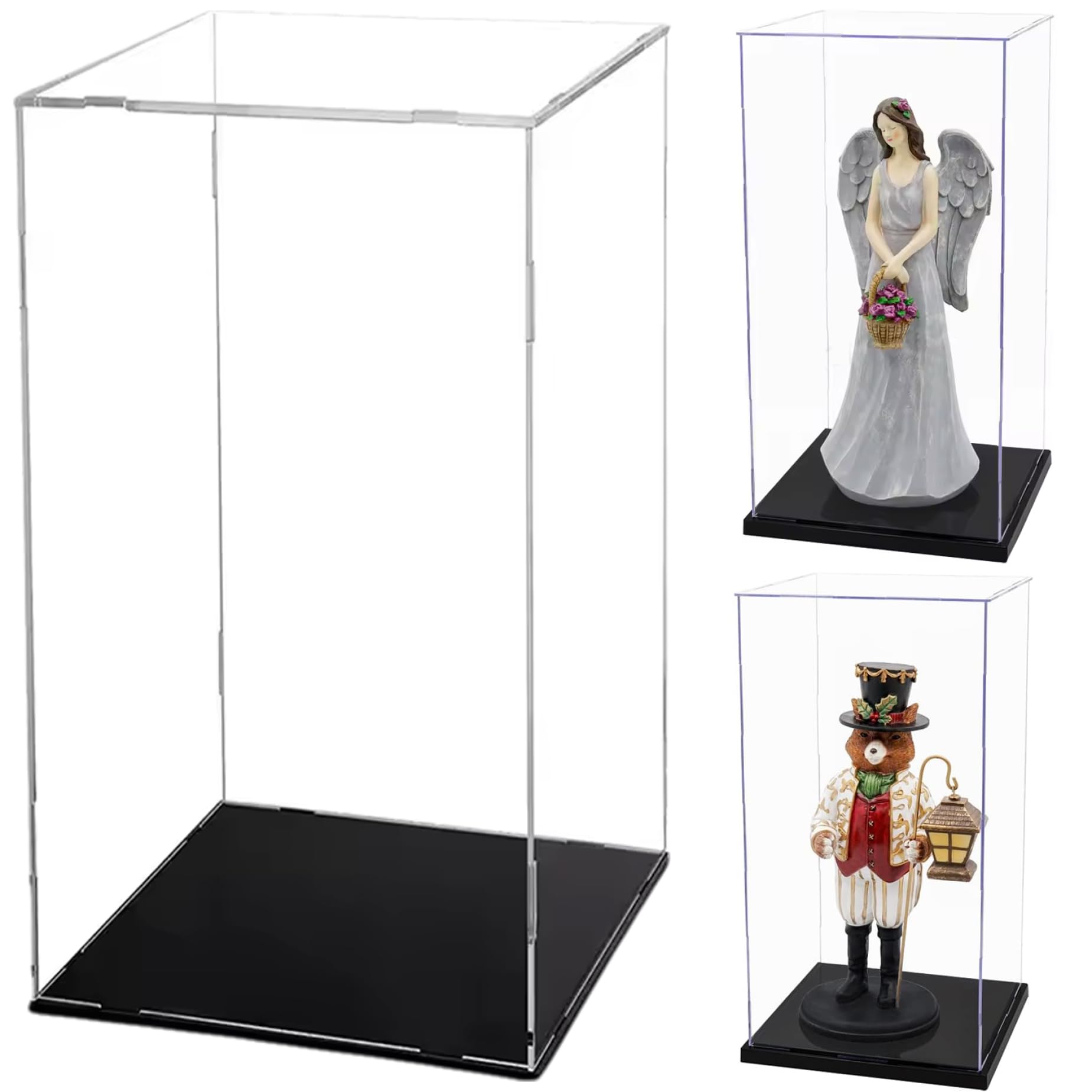 Vitrine Acrylique WANLIAN à Monter – Cube De Rangement 25x15x18 Cm, Anti-poussière, Pour Figurines, Jouets Et Objets De Collection