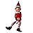 GLOW Wholesale Christmas Elf Behaving Badly Plush Toy, 12 Inches, with Attachable Arms for Display (Boy)