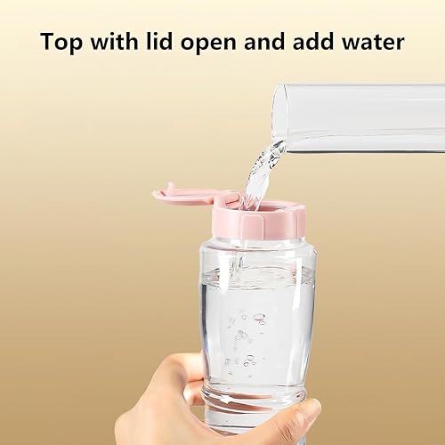 17oz/500ml No Drip Water Bottle for Small Animals – Perfect for Guinea Pigs, Rabbits, Chinchillas & Rodents – Easy Refill from Top, Also Suitable for Birds