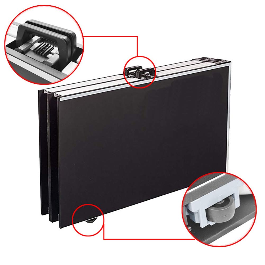 RSGK Tavolo da Ping-Pong Pieghevole, Tavolo da Ping-Pong familiare Pieghevole con puleggia, Tavolo da Ping-Pong Professionale per Adulti per Adulti e Genitori