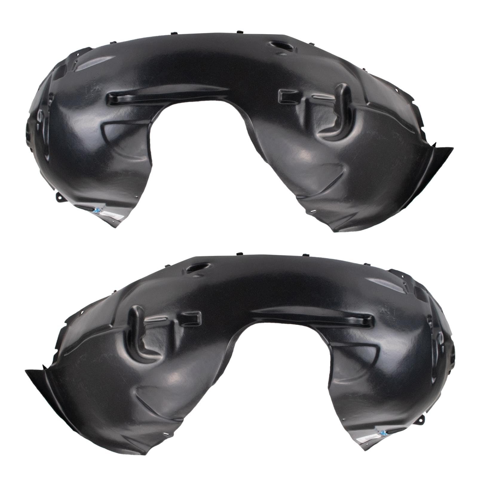TRQ Front Inner Fender Liner Set | For 2006-2013 Volvo C70 VO1248110 VO1249110