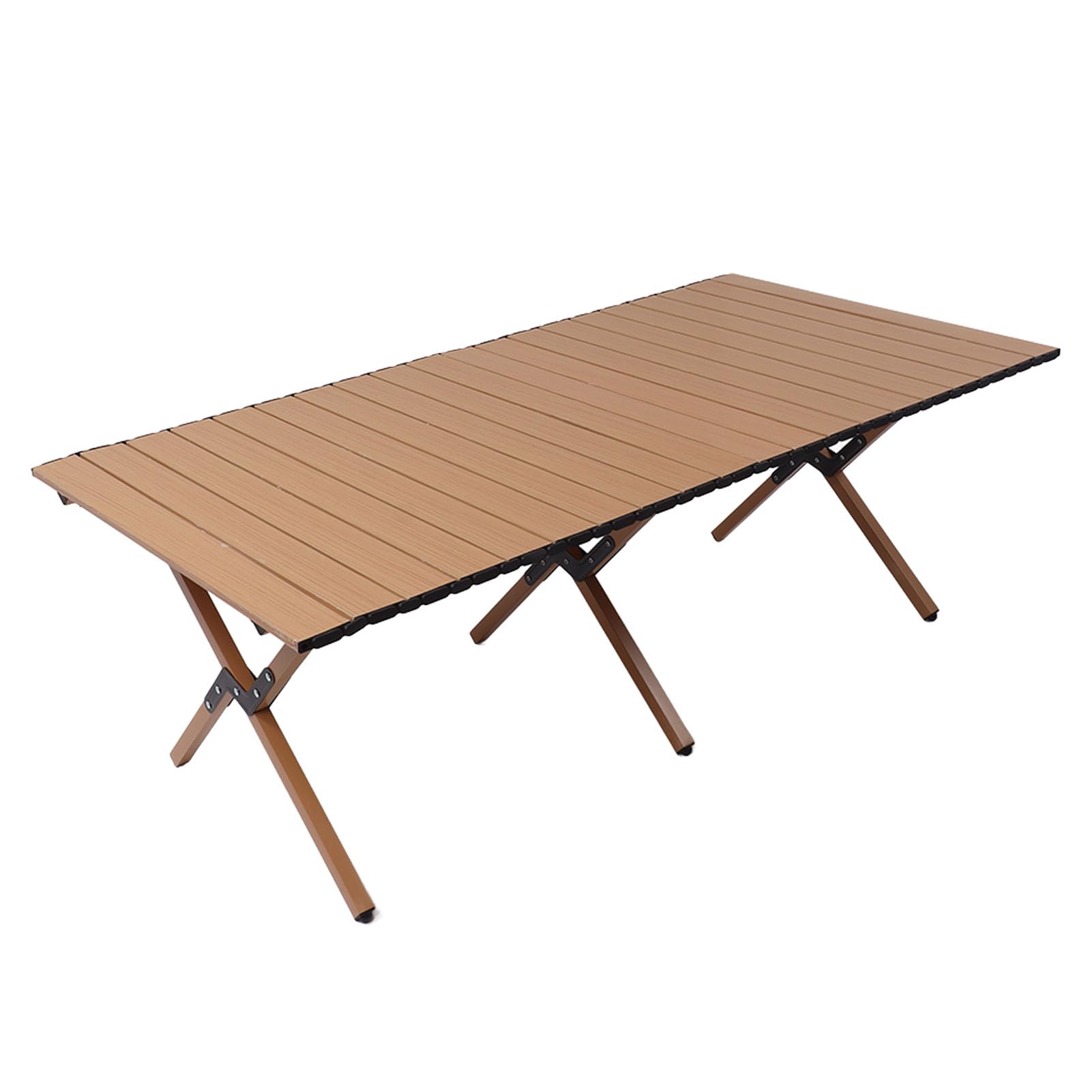 Mesa Plegable para Acampar, Mesa Portátil Enrollable para Exteriores con Bolsa de Transporte, Auxiliar Liviana para Picnic, Barbacoa, Senderismo, para la Playa, Patio