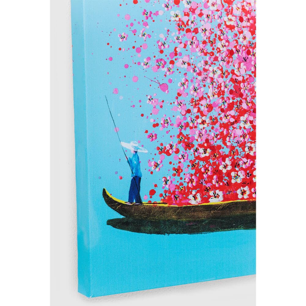 Amazon.co.jp: KARE カレ 正規品 絵画 フラワー ボート タッチド