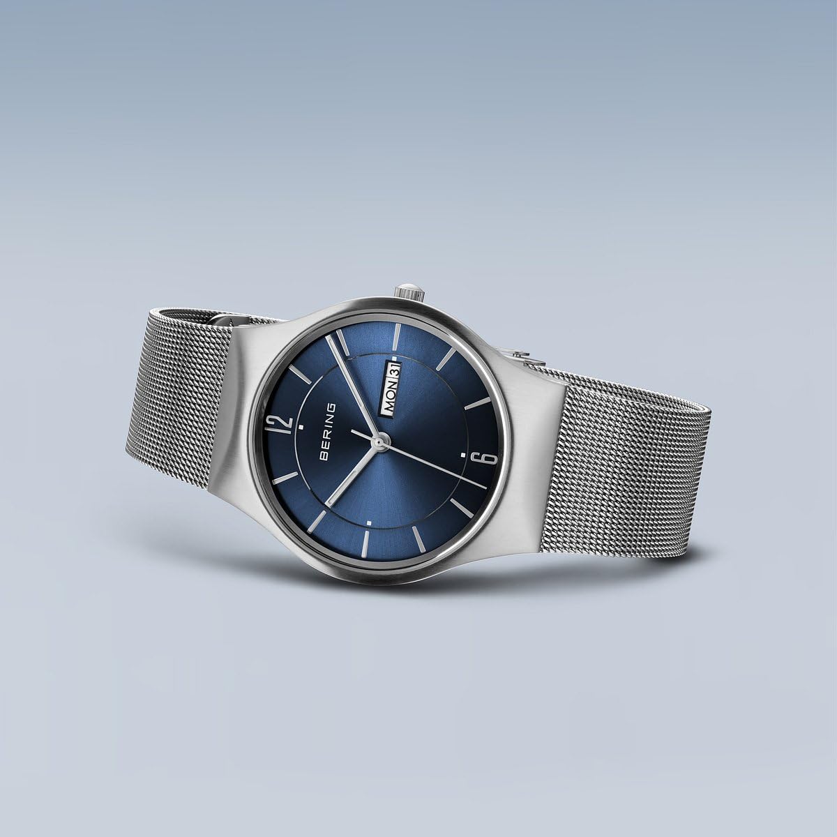 BERING Herren Uhr Quarz Movement - Classic Collection mit Edelstahl und Saphirglas 11938-003DD