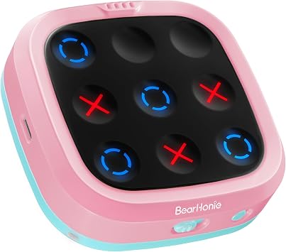 Electronic Tic Tac Toe Game Portable Puzzle Board Games for Kids