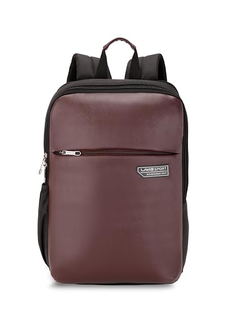 Lavie Sport Chairman 24 Litres Backpack with Padded Laptop Sleeve | Fits upto 14" Laptop | Polyster Business Backpack for Men & Women | Durable Office Bag | Upto 14 inch Notebook/MacBook Compatible
