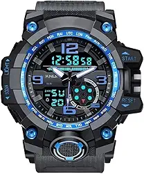 Relogio Masculino Shock Esportivo Grande Resistente À Água