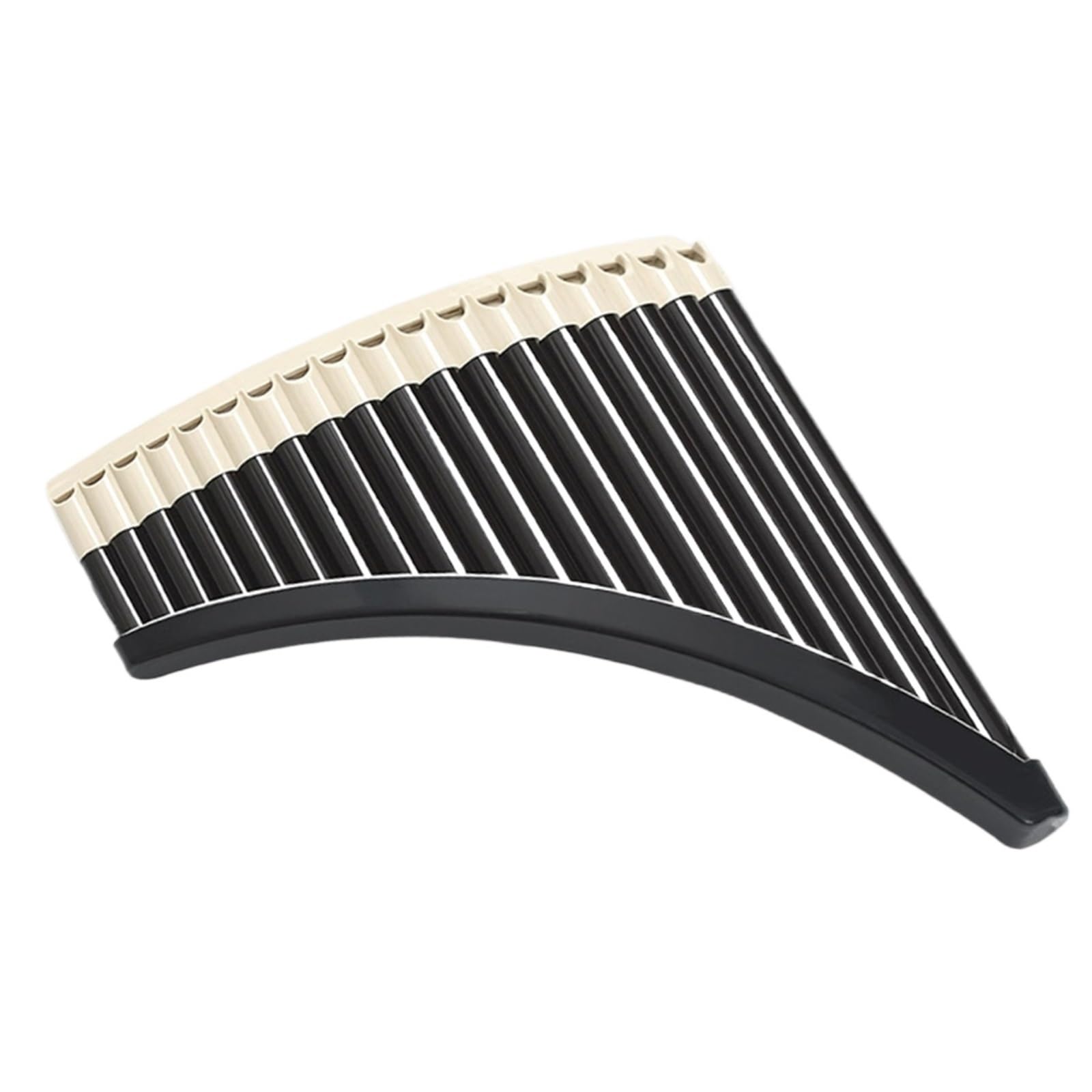 Pan Pipes Flauto Di Pan A 18 Canne Con Accordatura A C. Flauto Di Pan Curvo Di Livello Prestazionale Professionale Per Principianti(B,18)