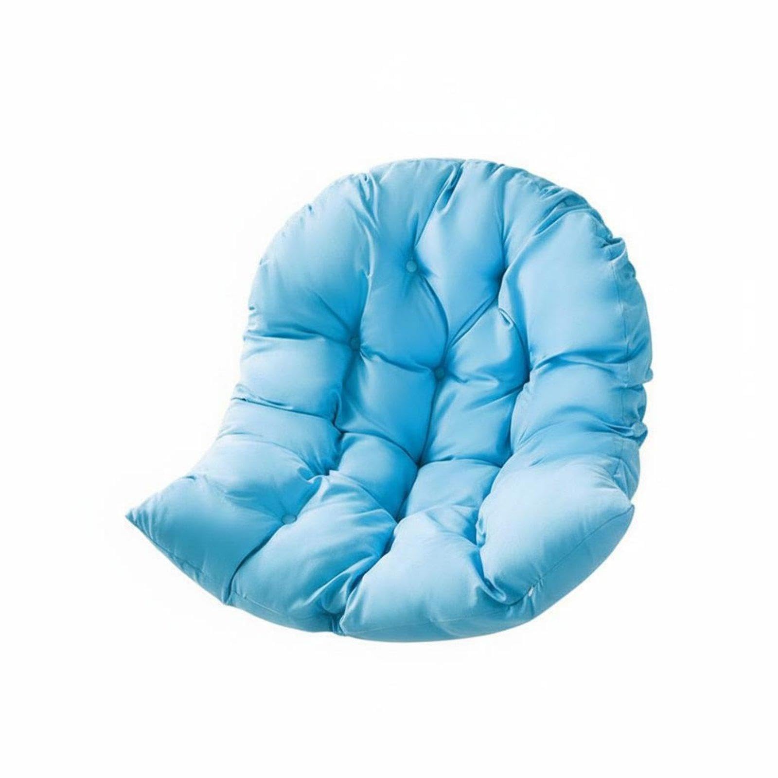 Basket Swing Seat Cushion Removable Cover Single Swing Chair Cushion Washable Egg Chair Pad Lake Blue Not Washable | Cushions & Pads | Patio & Garden Furniture | Yard Garden & Outdoor Living-image-34