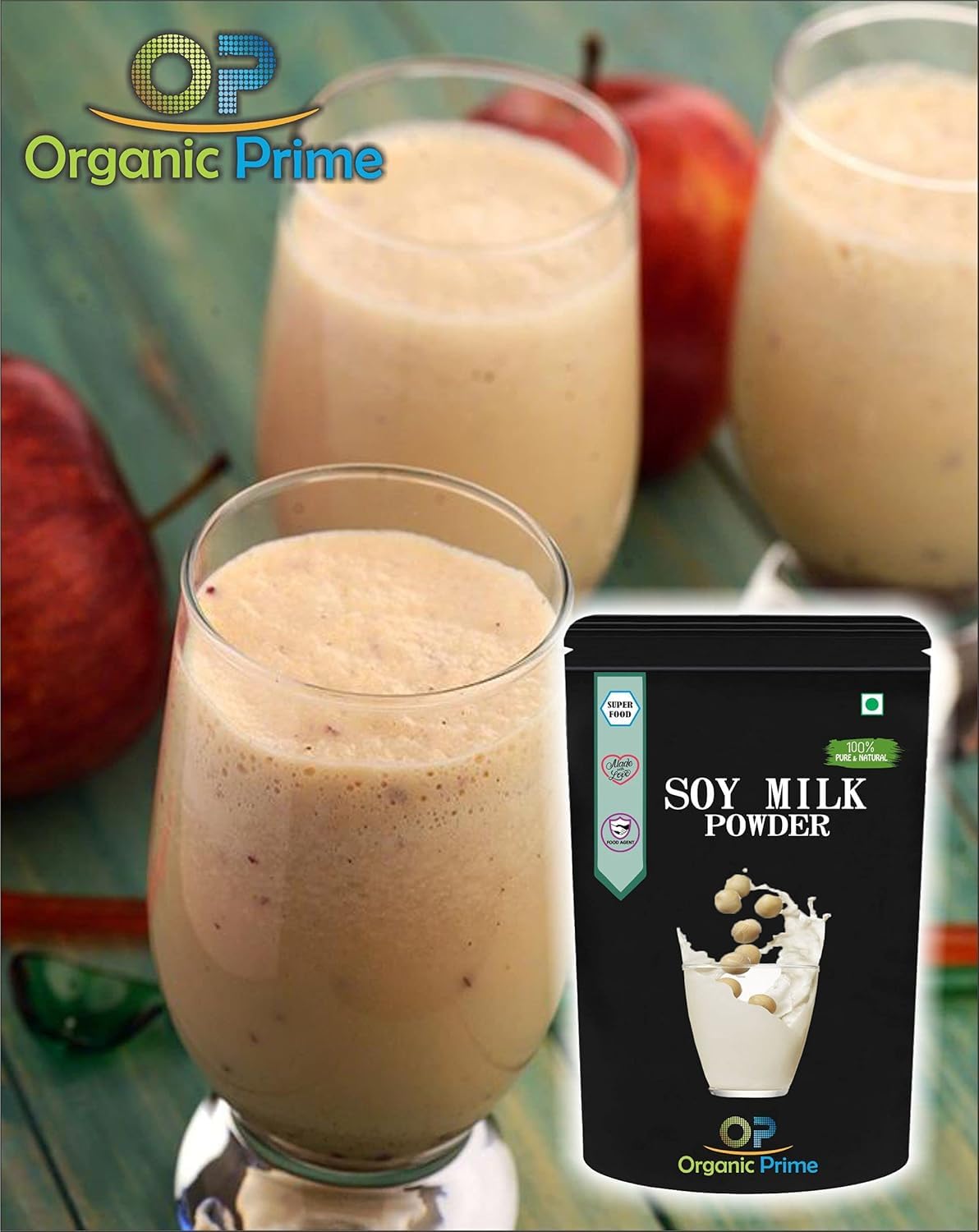 Yang Soja-Milchpulver, proteinreich, vegan, gentechnikfrei, 100 g