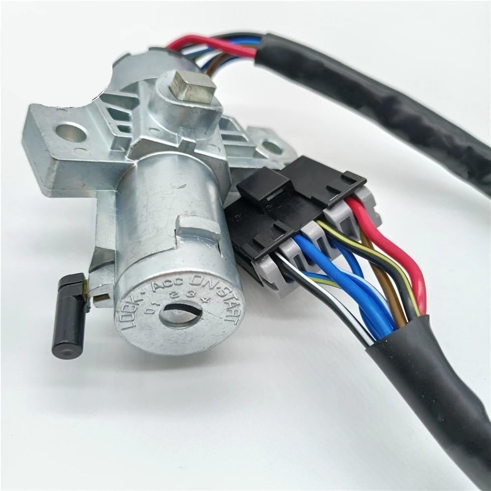 Conjunto de cilindro de cerradura de 8 pines con interruptor de encendido para puerta y llave para diésel