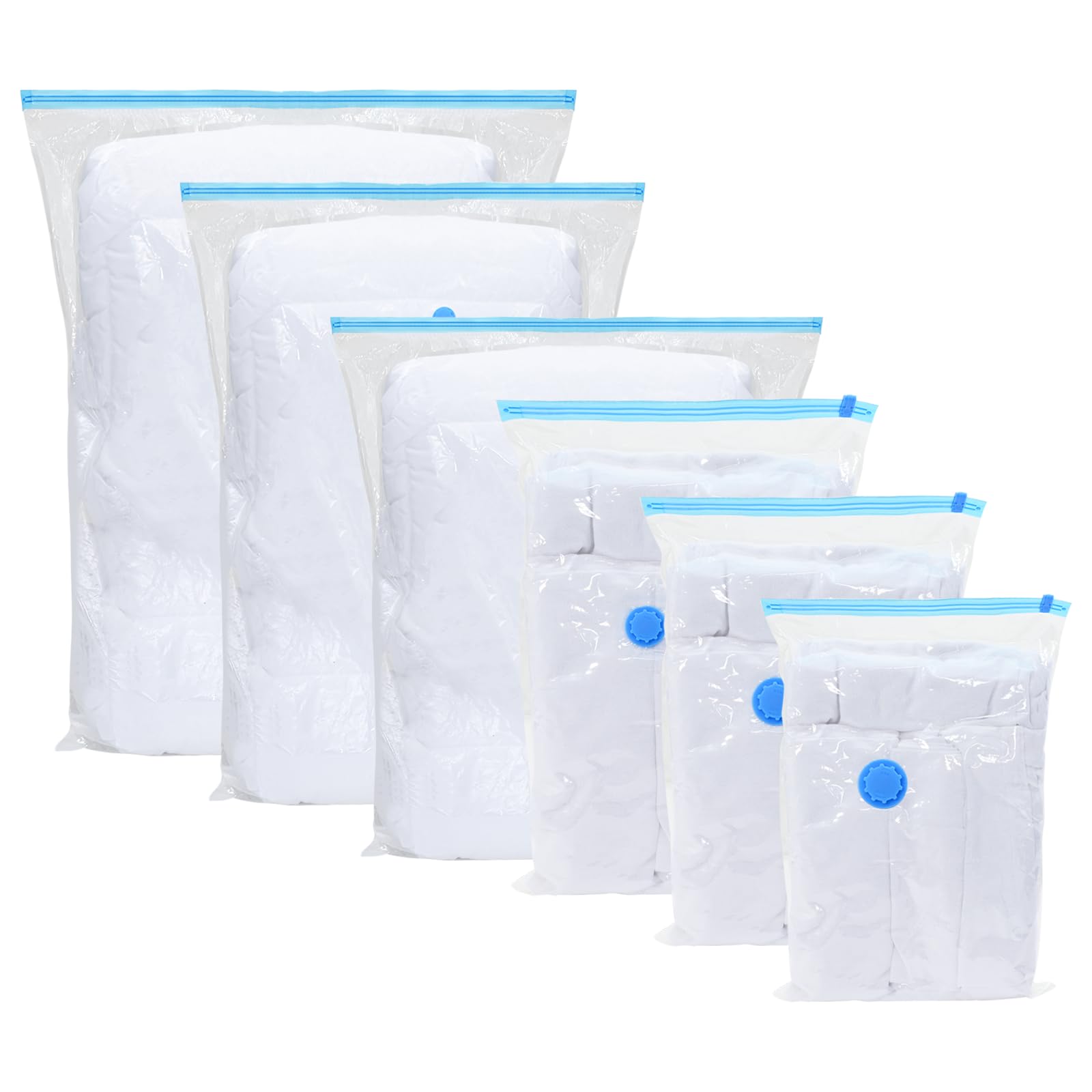 Bolsas al vacío 50 unidades 130 x 100 cm bolsas de viaje herméticas para ropa y ropa de cama con material impermeable para almacenamiento y ahorro de espacio