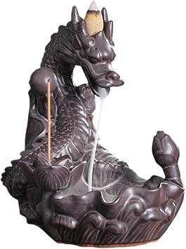 The East Incense Burner, Flowing Incense Furnace Ceramics Ornaments Smoked Fragrant Fragrant Seat Zen Decor