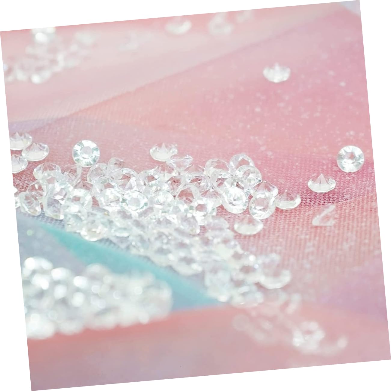 MAGICLULU 4 Set di Riempitivi di Strass Acrilici per Decorazioni per Vasi Bomboniere Gemme Parti di Gioielli per Artigianato Diamanti A Punta 500 Pezzi*4