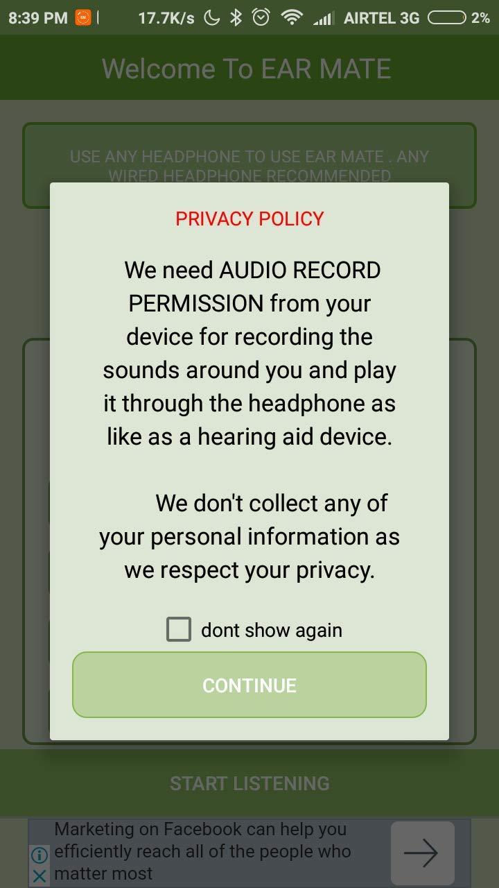 Ear Mate Hearing Aid App for Android App on Amazon Appstore