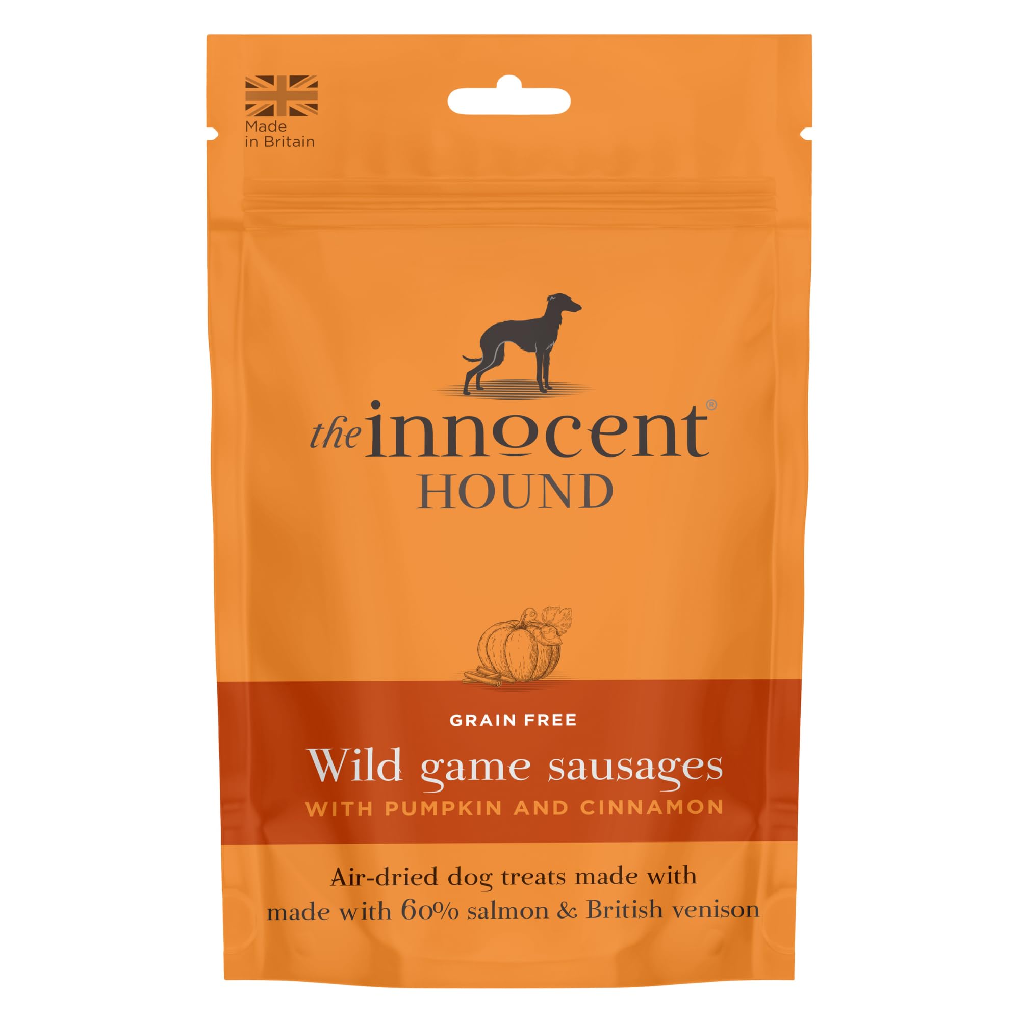 The Innocent Hound Wild Game Sausages with Pumpkin & Cinnamon (600g)