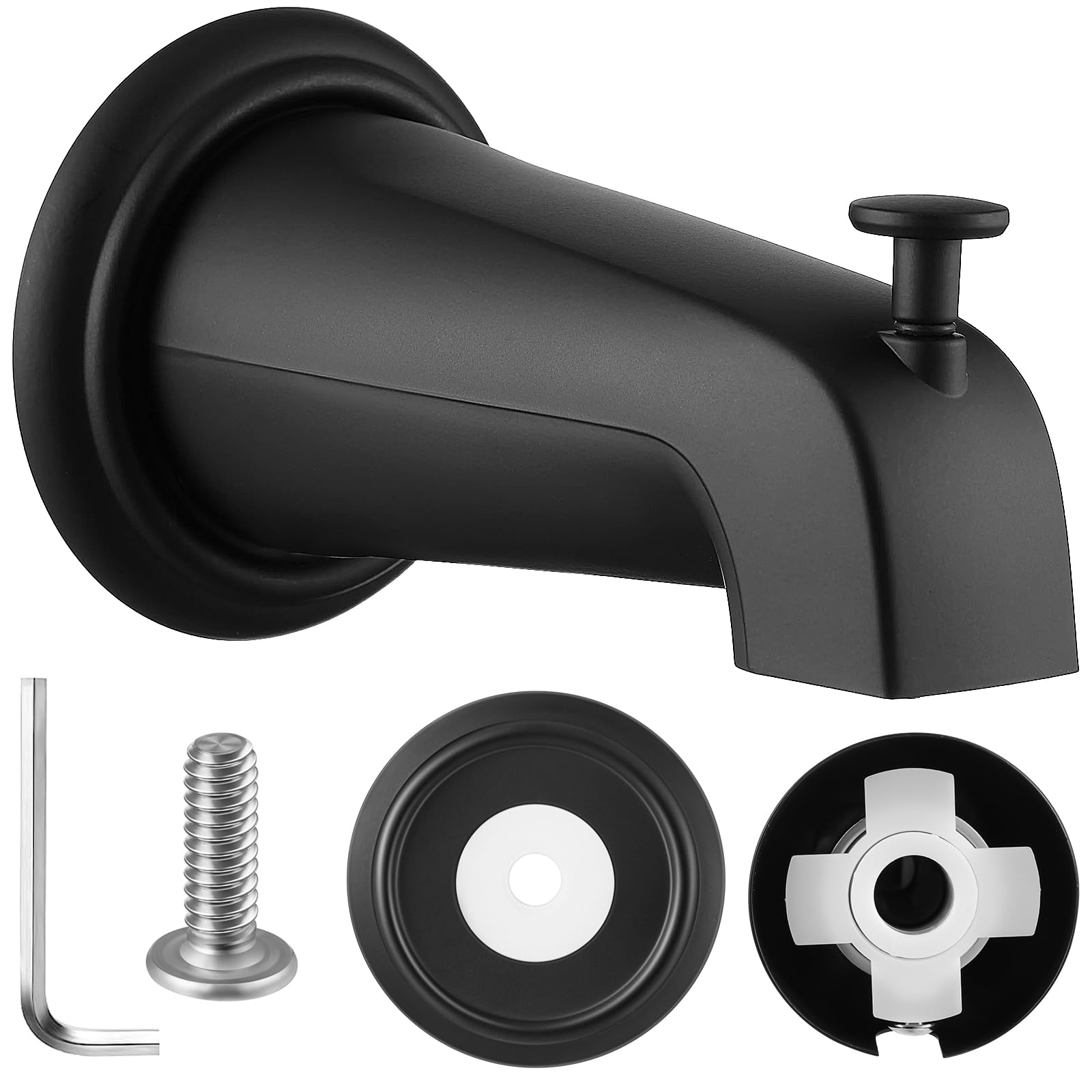Diverter Tub Spout Compatible with Kohler GP85556-CP (Matte Black)