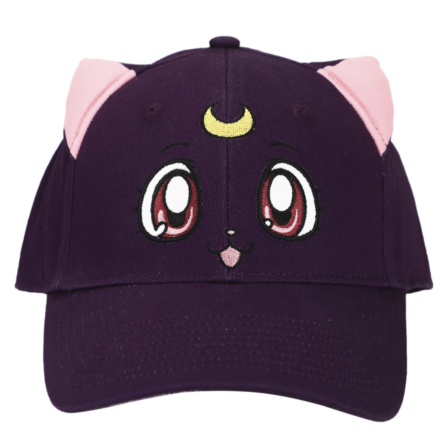Bioworld Sailor Moon Luna The Cat Purple Snapback Hat