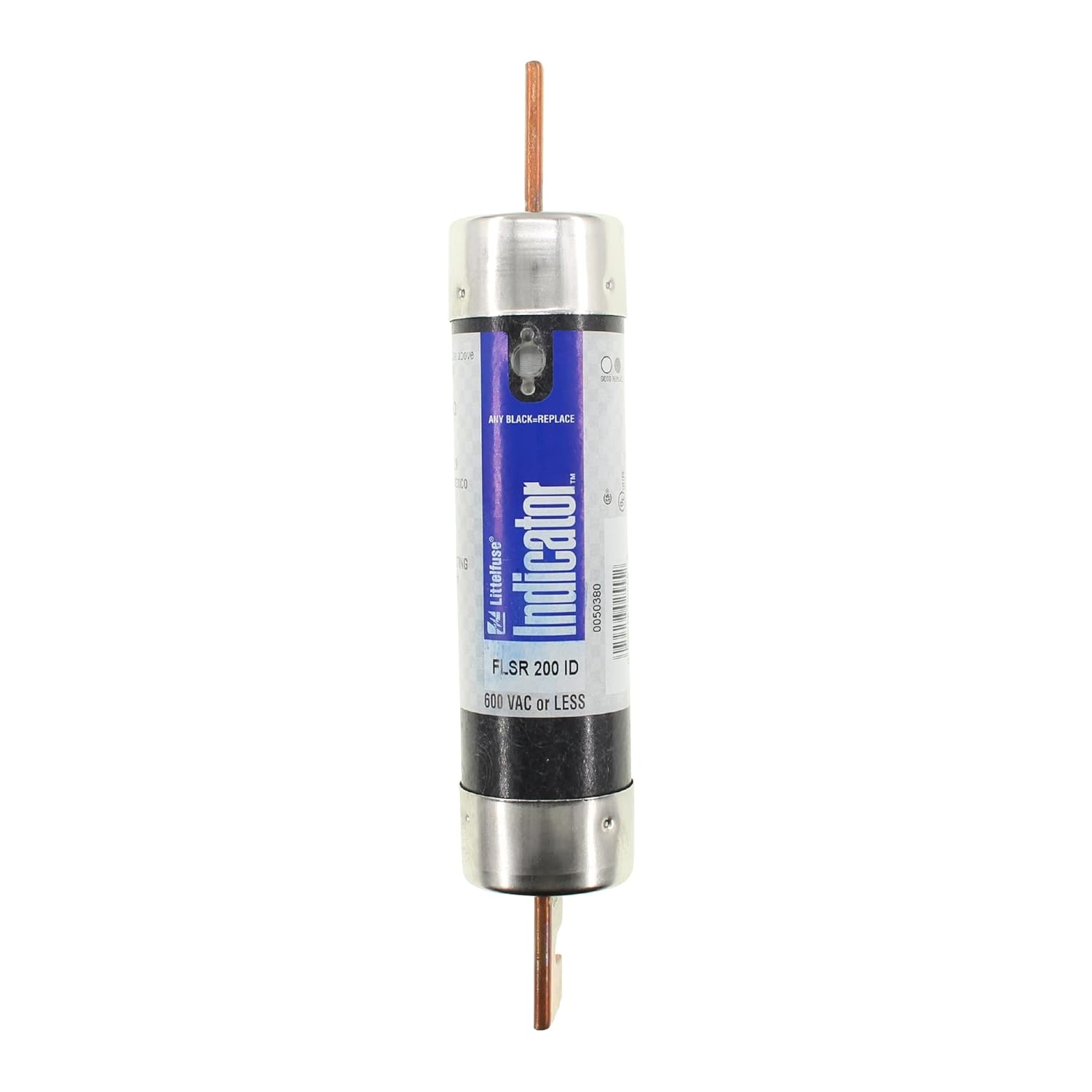 Littelfuse FLSR-200-ID Time-Delay Fuse, Indicator, Class-RK5, 200A, 600V
