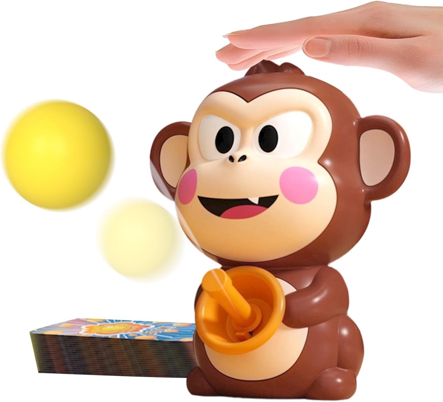 Funny Launching Toys, Monkey Novelty Joke Game, Hilarious Weird Sound Toy for Kids Family Friends Parties Travel Home Gatherings, Trick Scare Shock Pranks Funny Gag and Entertainment