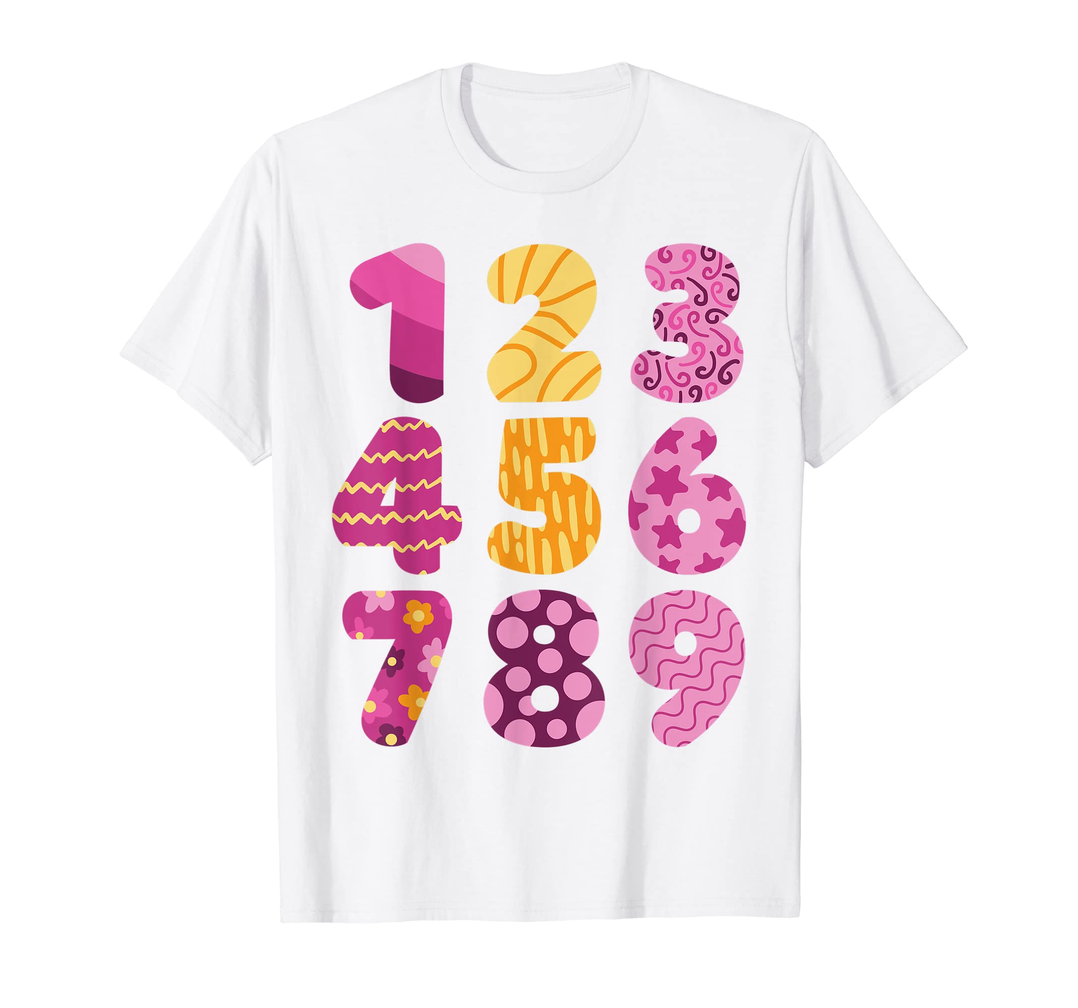 Number Day t shirt kids costume math day giftsNumber day t shirt costume for kids maths day shirt kids T-ShirtOEKO-TEX STANDARD 100