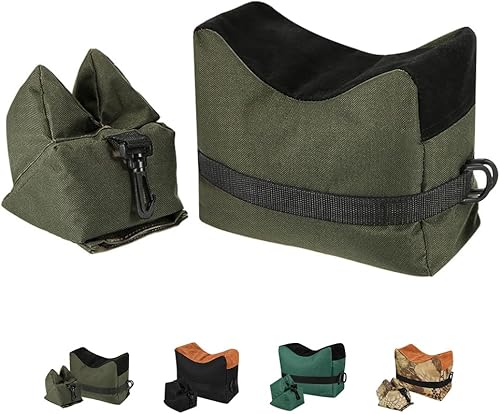 Bolsas de descanso de tiro, bolsas de tiro, soporte delantero y trasero para saco de arena con poliéster de 600 denier para caza de rifles