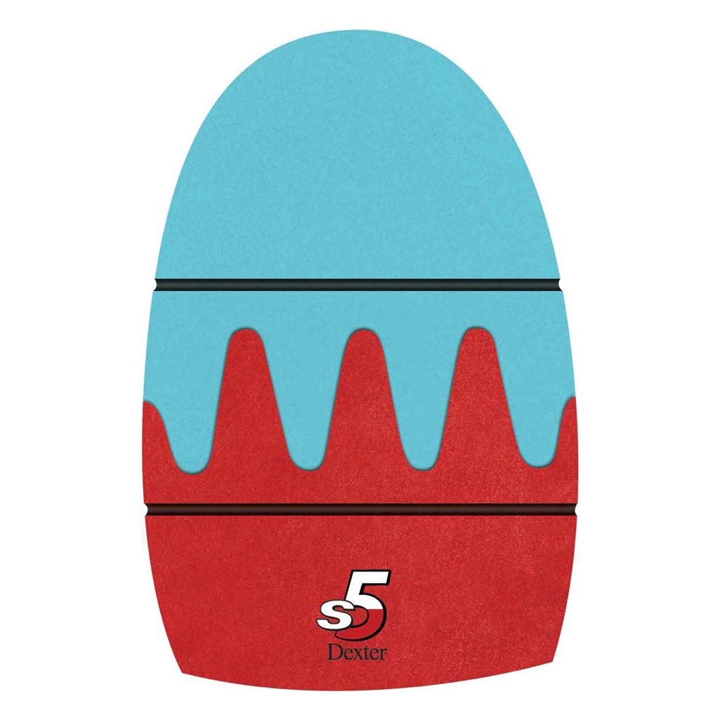 The 9 Slide Sole - Average Slide 5 Sawtooth Large, Brown/A, Large (Men's 11-12)