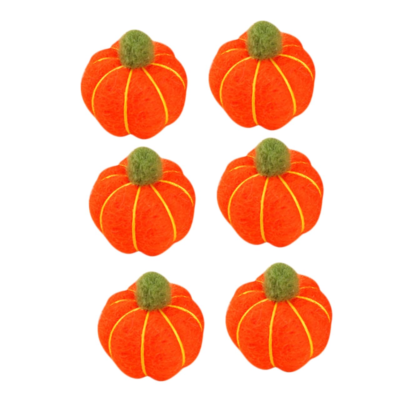 18stücke Teiliges Aus Filz-Pumpkin-Girlande Für Halloween-Dekoration Niedliche -Pumpkin-hänger Für Festliche Anlässe Langlebig Und Ansprechend Für Ihre Eingangstür