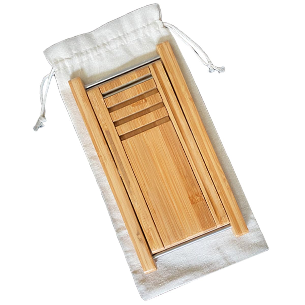 PRETYZOOM Poggiapiedi per Chitarra Pieghevole in Legno, Leggero e Portatile, con Borsa, per Utilizzo con Chitarra in Ufficio o Casa
