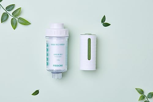 Miniatura 7 de HubiCare - Infusor de ducha con vitamina C, suavizante de agua dura, purificador de agua, filtro de ducha de cloro y fluoruro, cabeza con cuentas,