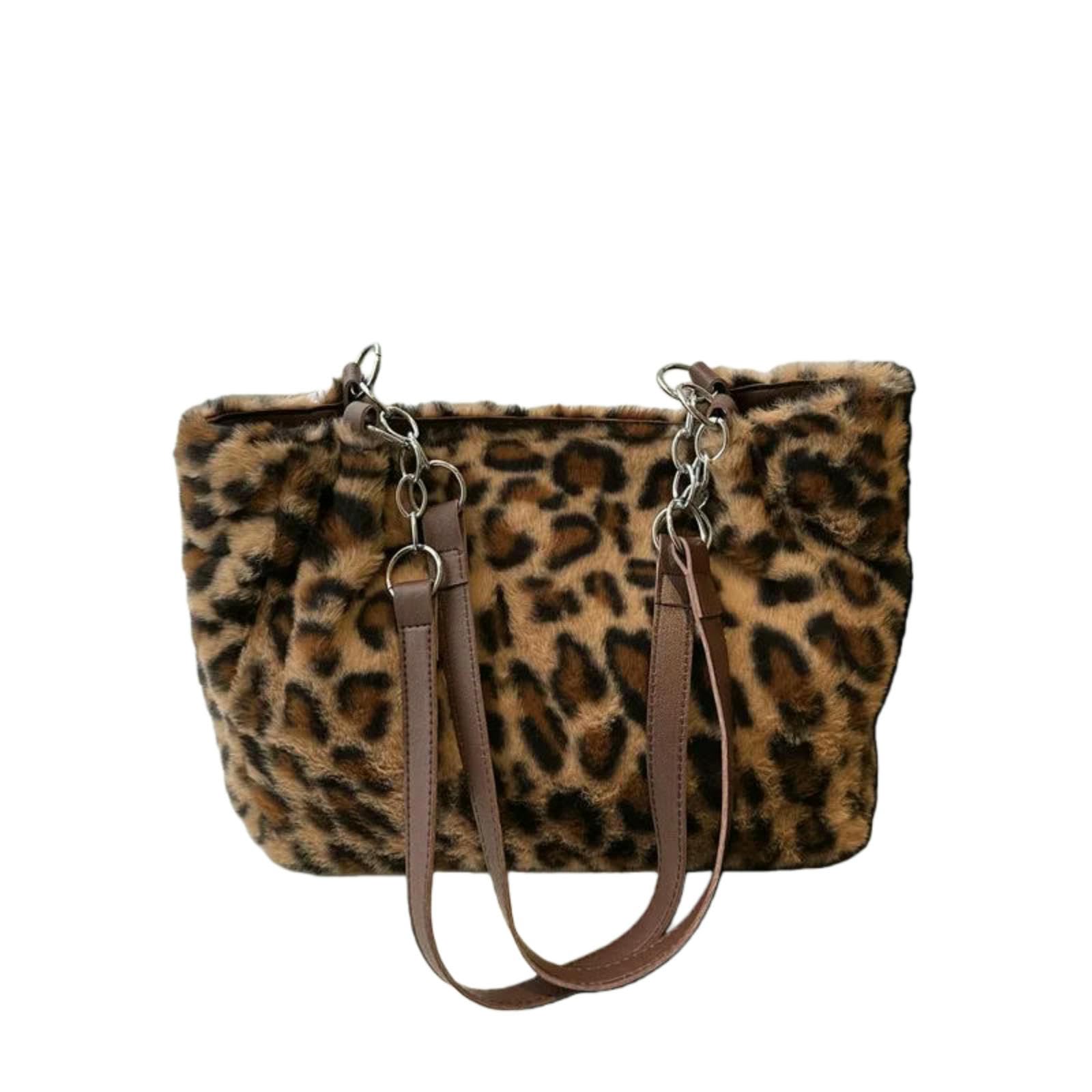 Veslyn Women's Brown Tote Bag ；Makeup Fashion Warm Fluffy Shoulder – ’S 2026 Handbag, Spacious Carryall For Work, Trips & Daily Life